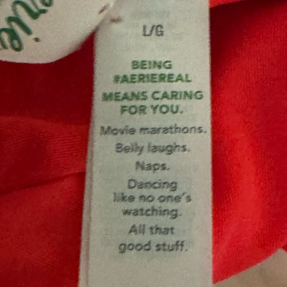 AA-466 Aerie NWT High Cut Cheeky Pink Summer Swim Bikini Bottoms Size L - Picture 9 of 12